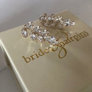 Brides and Hairpins - Kendall crystal earrings